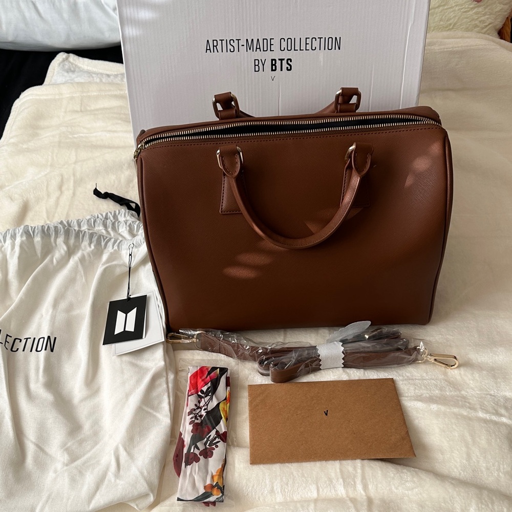 BTS V Mute Boston Bag | Virkin | Artist-Made Collection | Kim Taehyung